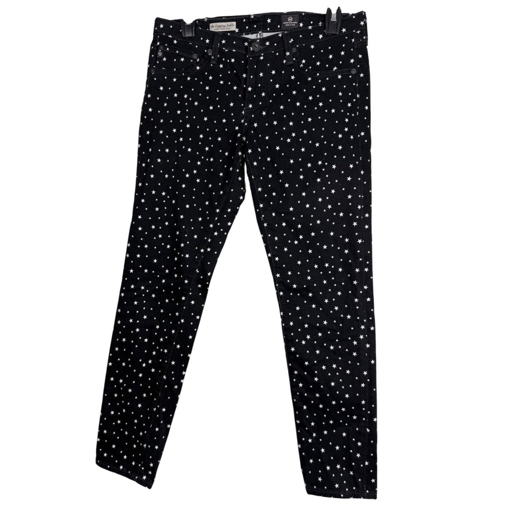 AG Adriano Goldschmied Womens Star Print Legging Ankle Skinny Jeans‎ Size 29